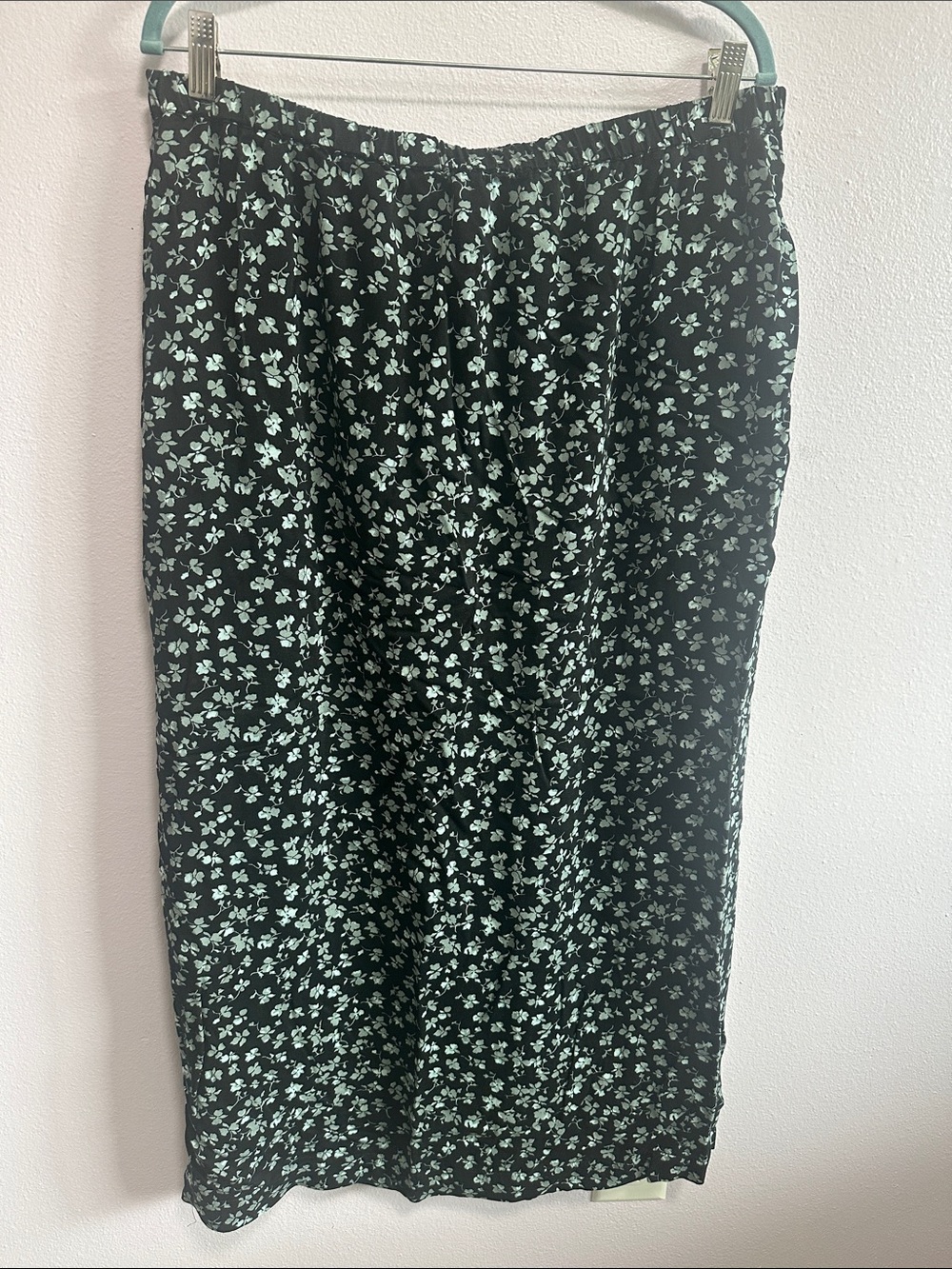 Black Floral Maxi Skirt
